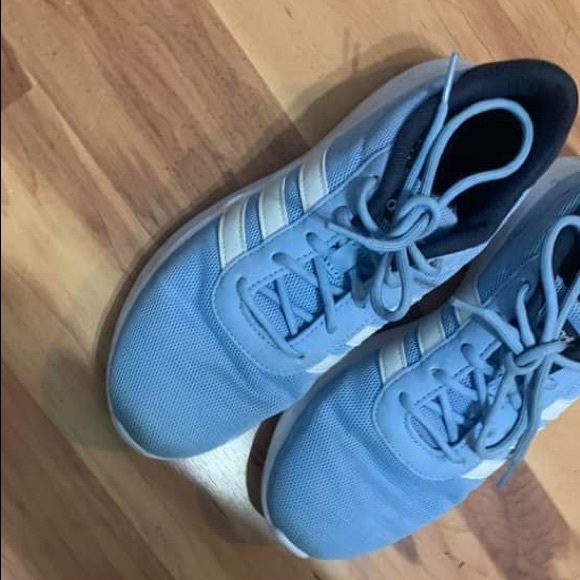 blue adidas running shoes - Picture 2 of 4